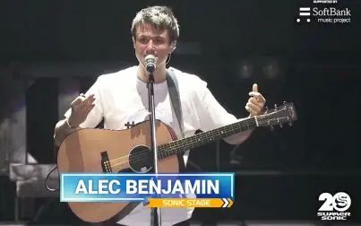 [图]Alec Benjamin @SUMMER SONIC 2019音乐节