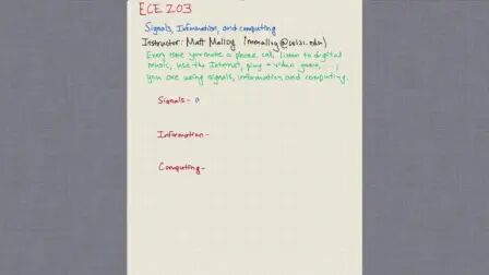 [图]Introduction to Analog Signal Processing (Spring 2014)