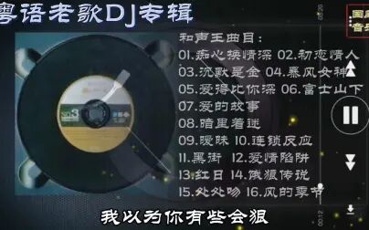 [图]精选粤语DJ经典老歌16首