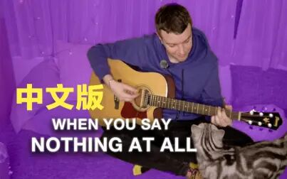 [图]《When You Say Nothing At All》中文版!浪漫演绎人猫情未了