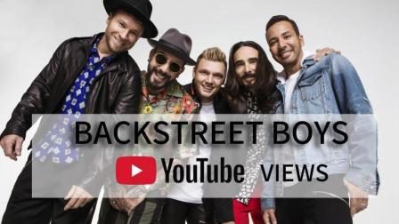 [图]Backstreet Boys 后街男孩MV Youtube 观看量汇总