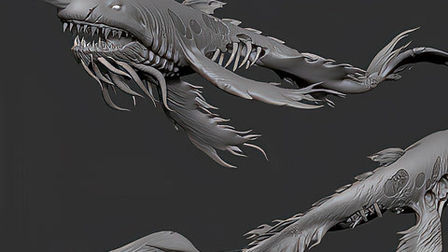 [图]「Zbrush入门教程」大鱼海棠:北冥有鱼,其名为“鲲”