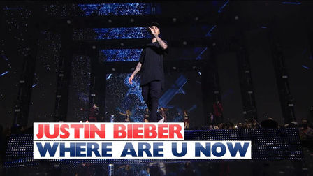 [图]...Bieber# 一个超清现场!表演经典曲目《Where Are You Now》,你...