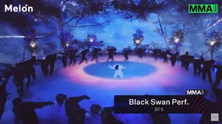 [图]#2020MAMA# 恭喜防弹少年团获得MMA大满贯,BLACK SWAN黑天...