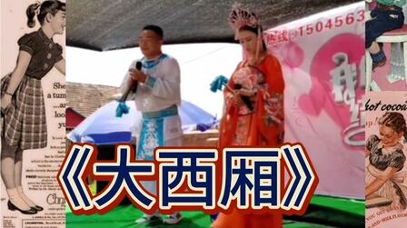 [图]二人转《西厢听琴》大西厢抱板七岁红演唱老调崔莺莺降香