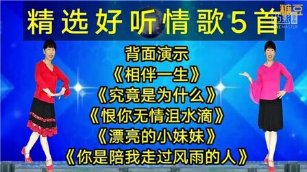 [图]精选5首情歌连跳《恨你无情泪水滴》《相伴一生》背面演示: