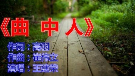 [图]伤感情歌推荐《王建荣-曲中人》初听不识曲中意,多听已是曲中人