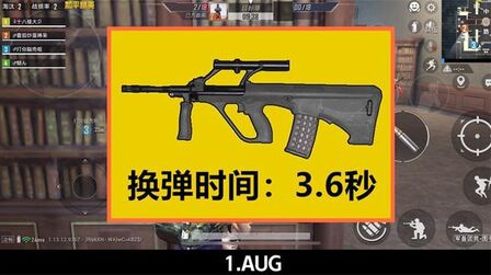 [图]换弹时间极长的3把武器,AUG要3.6秒,而它长达8秒