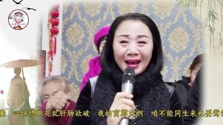 [图]米儿妹老师演唱《秦雪梅吊孝》泪满双眼,国家一级演员太专业了