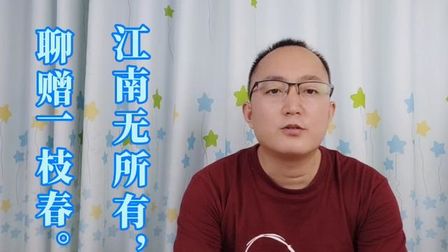 [图]唯美古诗词名句之友情篇,江南无所有,聊赠一枝春