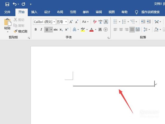 空白文档点击下划线空格键添加 02 之后按键盘上的空格键 end