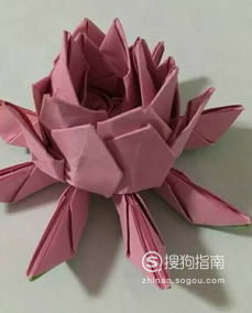 莲花的纸折法教程
