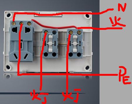 墙壁照明开关怎么接线