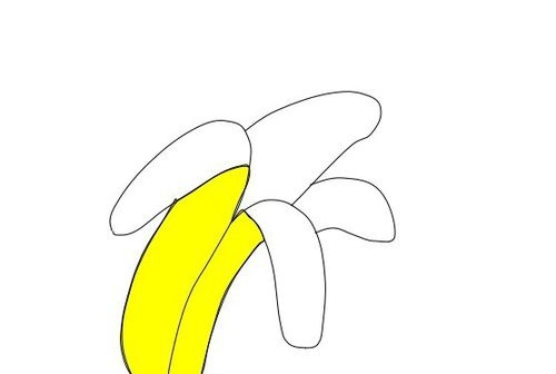 画香蕉的简笔画