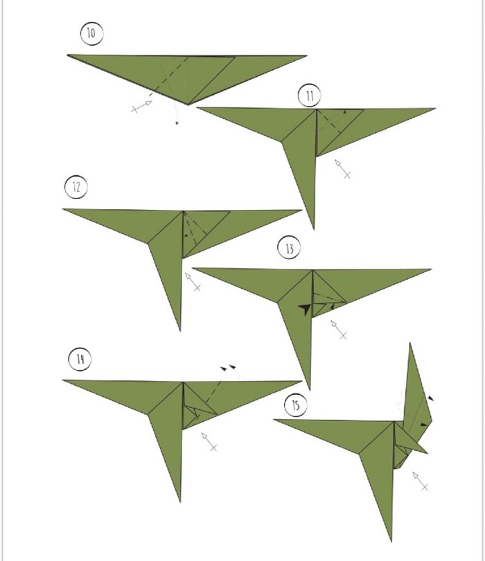 折纸之霸王龙的折法