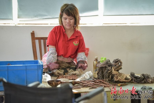 万宁:小小椰壳餐具 撑起残疾人梦想 第1页