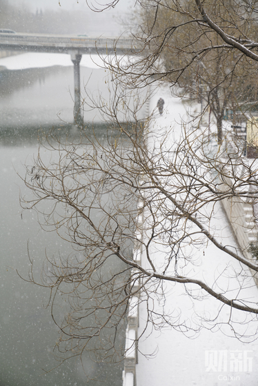 北京降雪节后“开工” 雪中京城银装素裹(20) 第20页