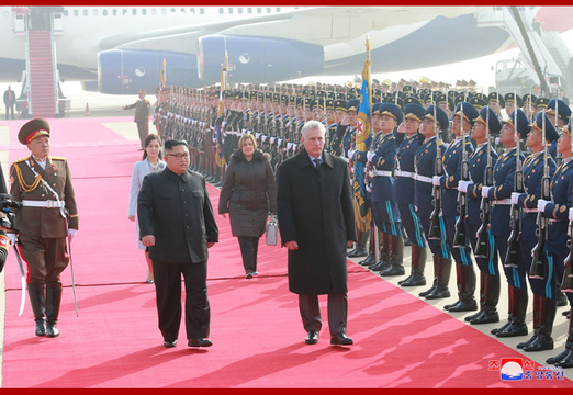 朝鲜最高领导人金正恩与古巴国务委员会主席兼部长会议主席迪亚斯-卡内尔举行会谈(7) 第7页