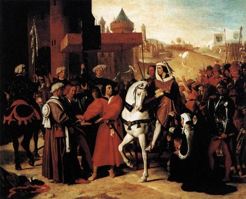 安格尔-The Entry of the Future Charles V into Paris in 1358 第1页