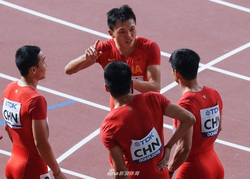 田径世锦赛男子4X100米接力 中国队晋级决赛 第1页