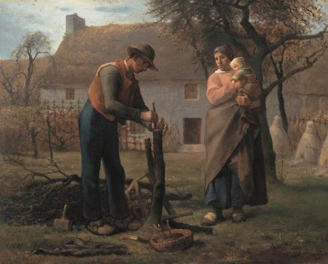 米勒-Farmer Inserting a Graft on a Tree 第1页