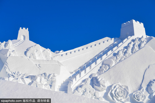 长春净月雪世界揭开神秘面纱 ,题雪雕长达百米 第1页