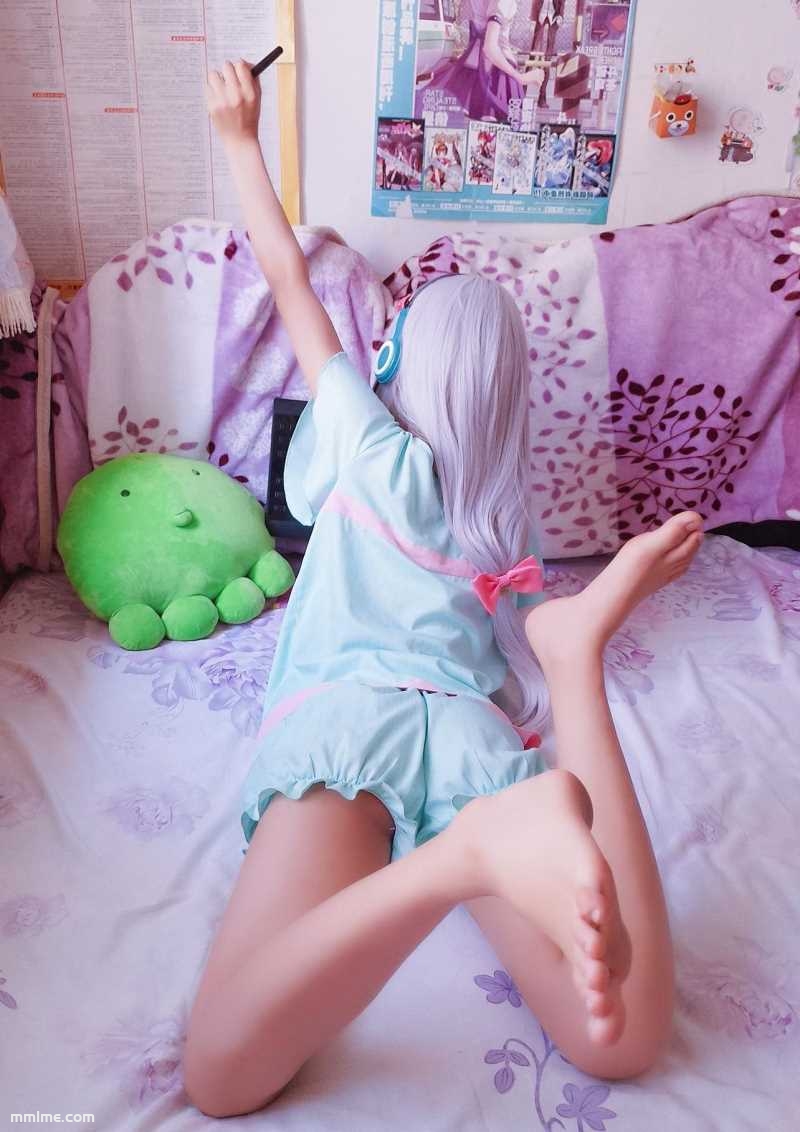 图片[2]-羽天Shine - NO.40 埃罗芒阿老师可爱和泉纱雾COS [12P9MB]-美了么