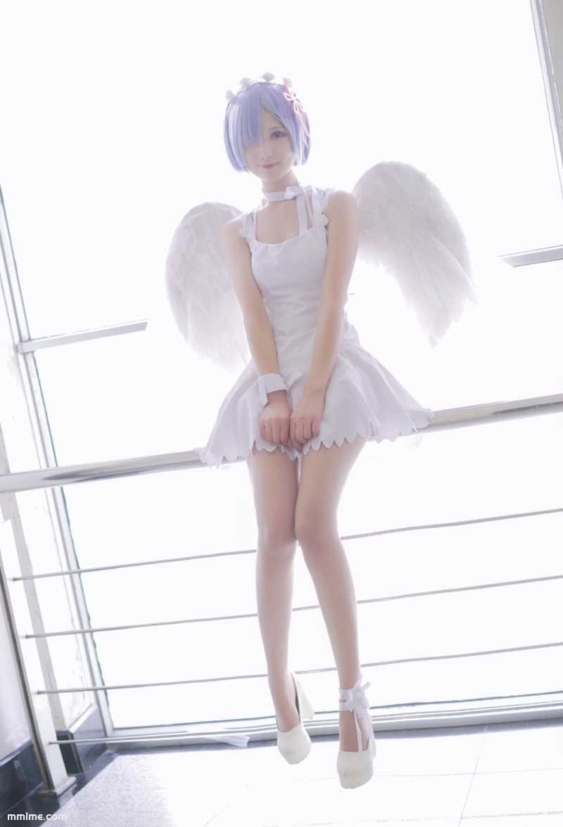 羽天Shine - NO.54 蕾姆鬼天使漫展场照~ [12P6MB]-美了么