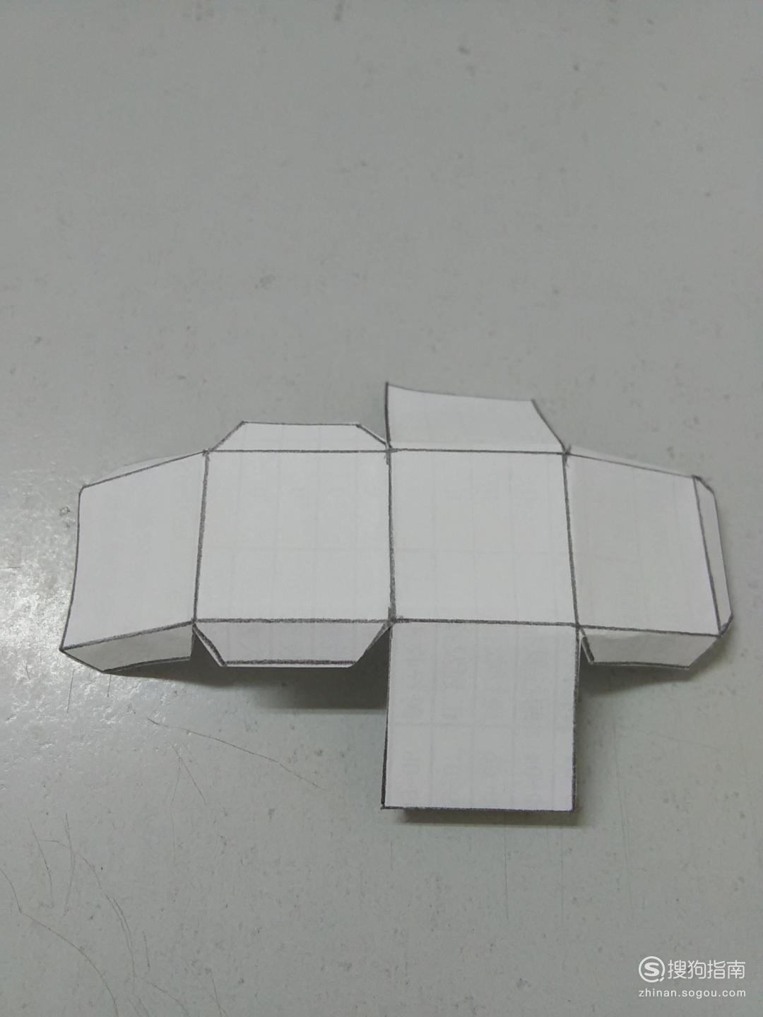 小棍做立方体手工图片