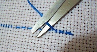 十字绣背面绣法怎样绣