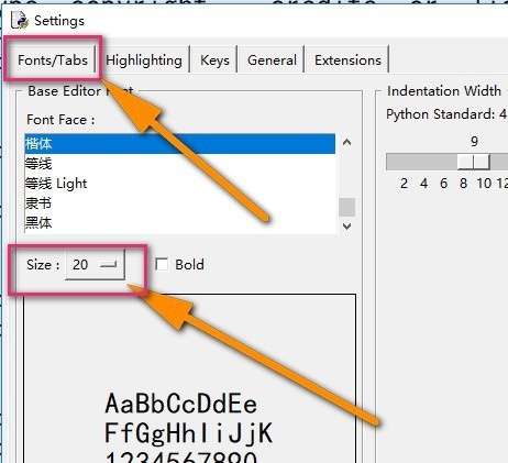 python怎么把字体变大_idle怎样设置代码字体大小 颜色 又快又好-CSDN博客