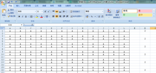 间隔空行 EXCEL2007如何快速隔行插入空白行