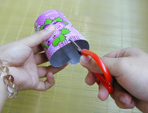 易拉罐手工制作椅子