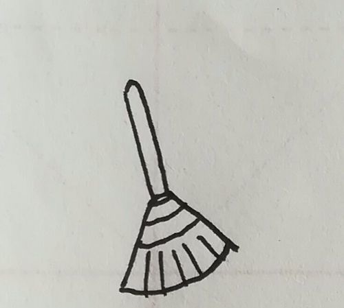 笤帚和铁簸箕简笔画怎么画,步骤简单易画 需要技巧 - 天晴经验网