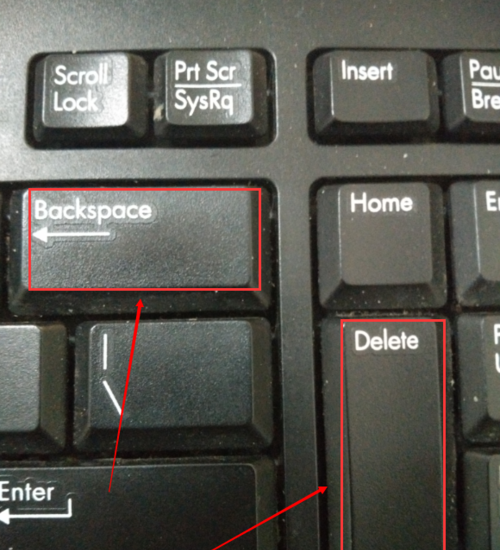 Backspace 和 Delete 删除键的区别 经验
