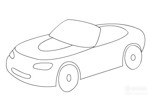 跑车的画法