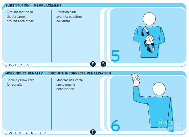 室内排球裁判手势图解 这几步你要了解 - 天晴经验网