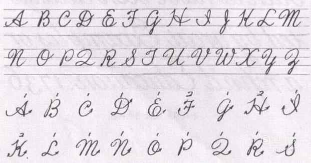 英语圆体字的写法看完就差不多明白了