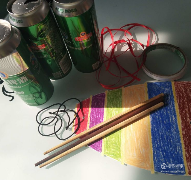 易拉罐手工制作帆船