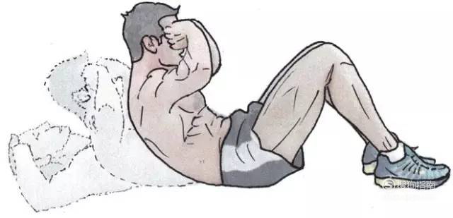 01动作一反向卷体,要想减掉多余的脂肪,坚持20次这个下腹动作哦.