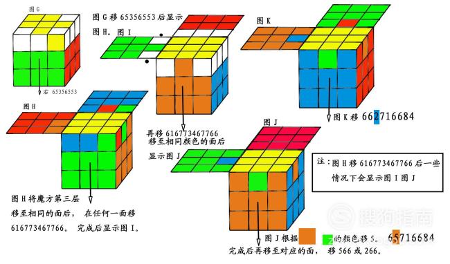 魔方第三层怎么拼