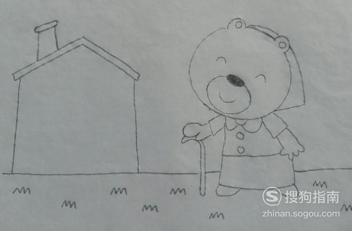 如何画熊奶奶笑了的简笔画,这些经验不可多得