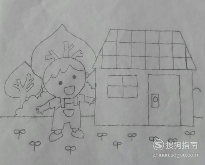 我是小主人幼儿园简笔图片