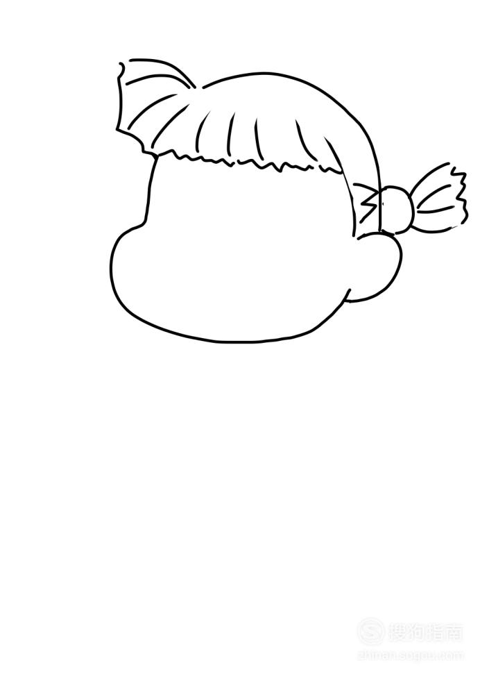 卡通简笔画:樱田妮妮怎么画?,划重点了 - 天晴经验网