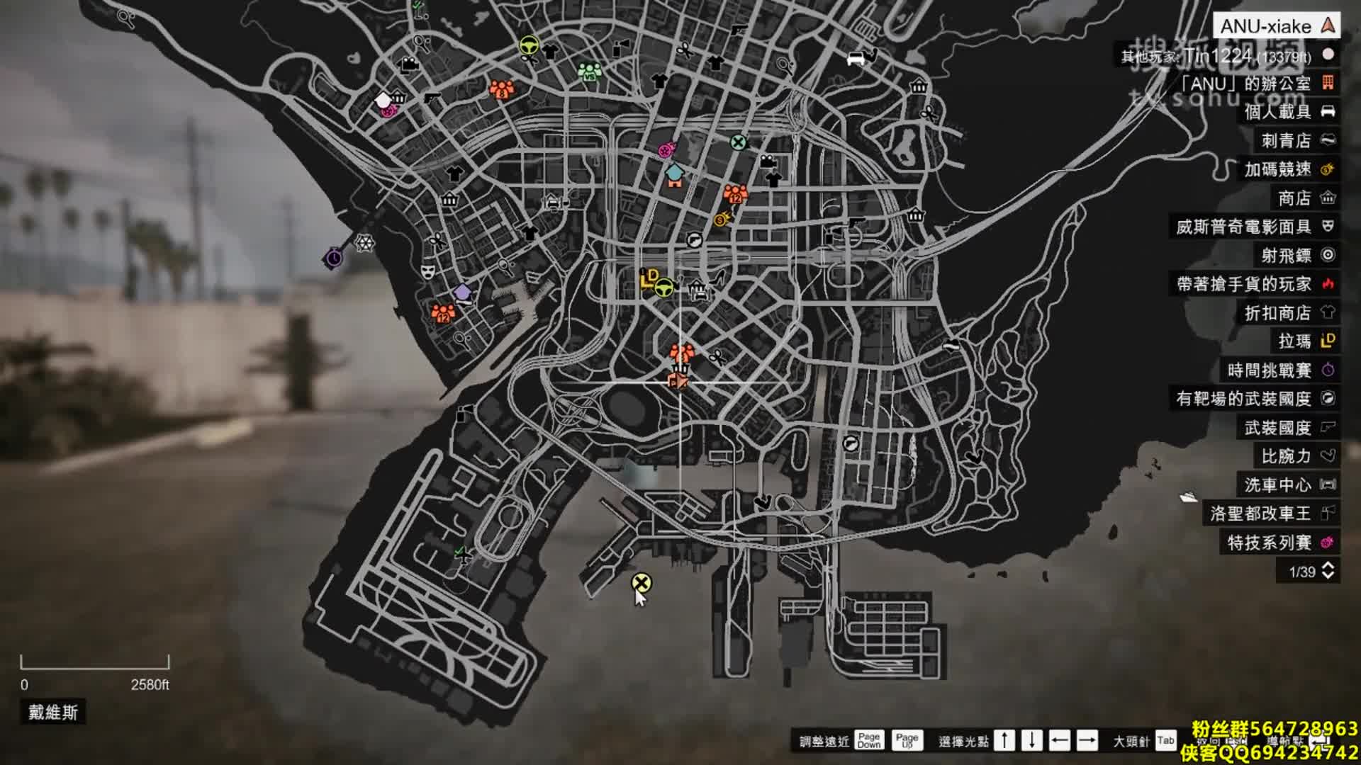 Gta5详细地图 Gta5地图全开 Gta5地图高清 Gta5手办位置