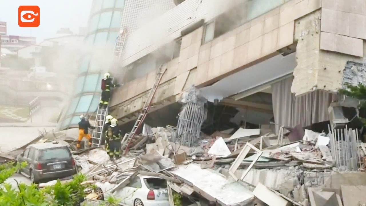 Землетрясение в тайване сейчас. Гостиница Маршал Тайвань землетрясение.