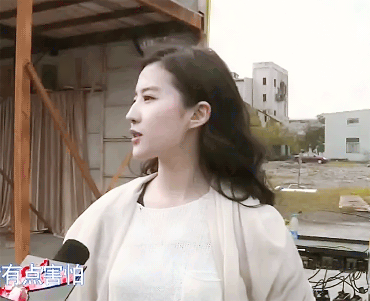 刘亦菲上节目把央视镜头当镜子怼脸上去的那一刻颜值很真实