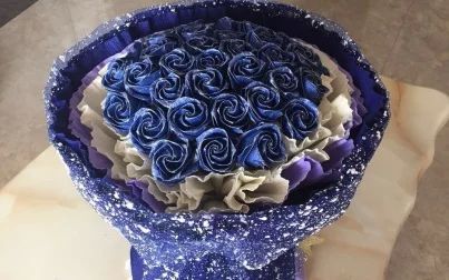 一支蓝色妖姬花束图片 搜狗搜索