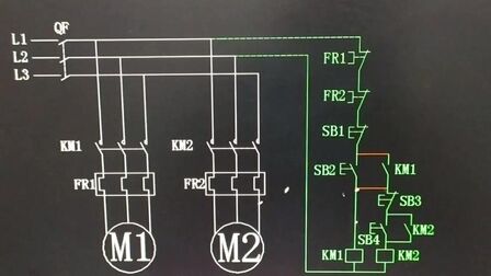 电机控制电路,多台电机顺序启停电气控制原理图方案