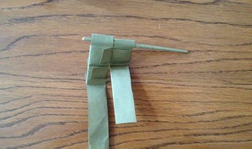 折纸折枪的方法 折纸_物品_纸枪的折法